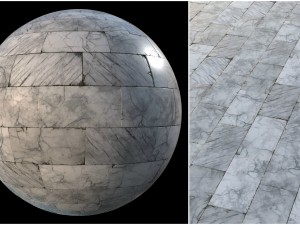 white marble tiles pbr material pack Texturas CG