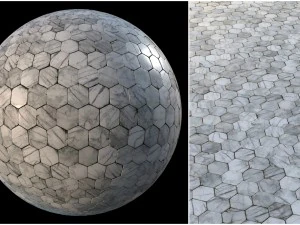 white marble tiles pbr material pack CG Textures