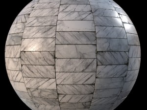 white marble tiles pbr material CG Textures