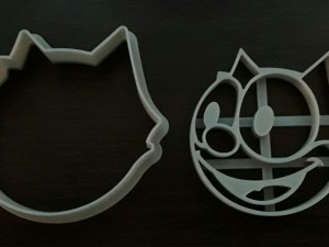 Felix the cat cookie cutter 3D Print Model