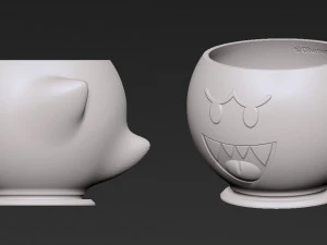 boo penanam Model Cetak 3D