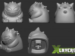 gengar keycap 3D Print Model