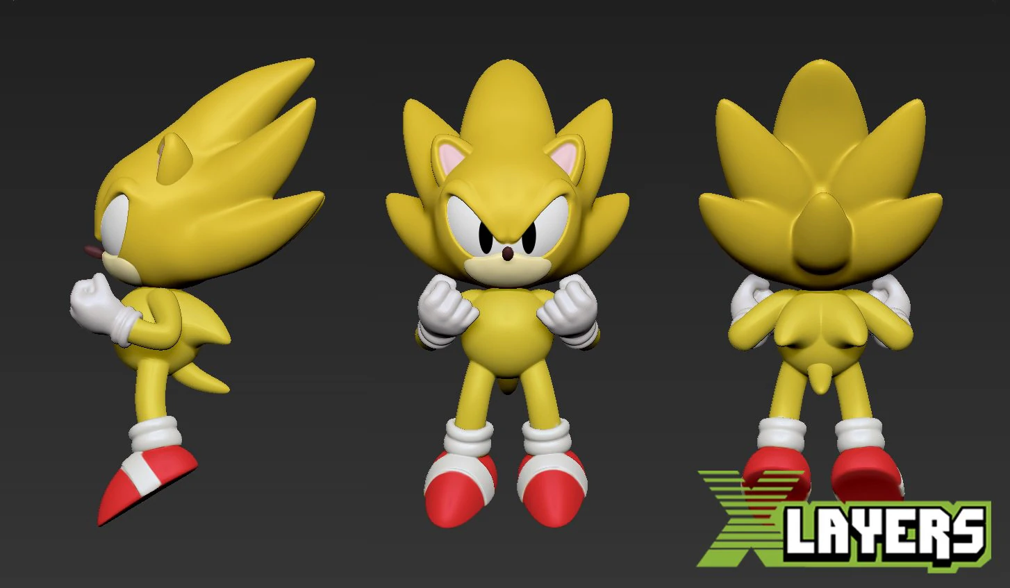 Super sonic 3D Print Model .c4d .max .obj .3ds .fbx .stl .blend
