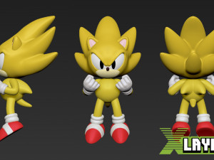 Super sonic 3D 프린트 모델