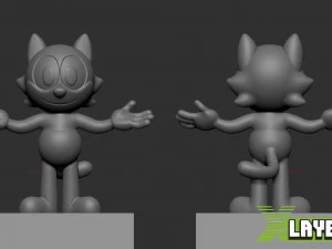 felix the cat 3D Print Model