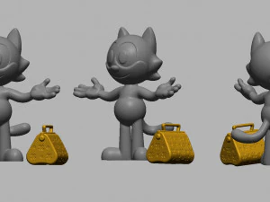 felix the cat 3D Print Model