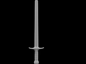 modernised germanic spatha 3D Model