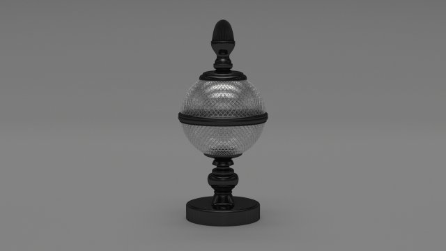 vase metal and glass Modèle 3D .c4d .max .obj .3ds .fbx .stl .blend 