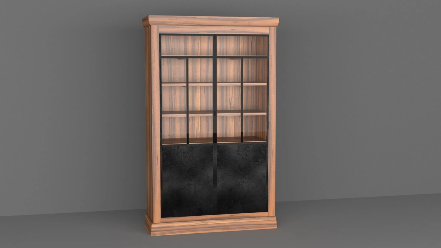 cupboard showcase 3D Model .c4d .max .obj .3ds .fbx .stl .blend 