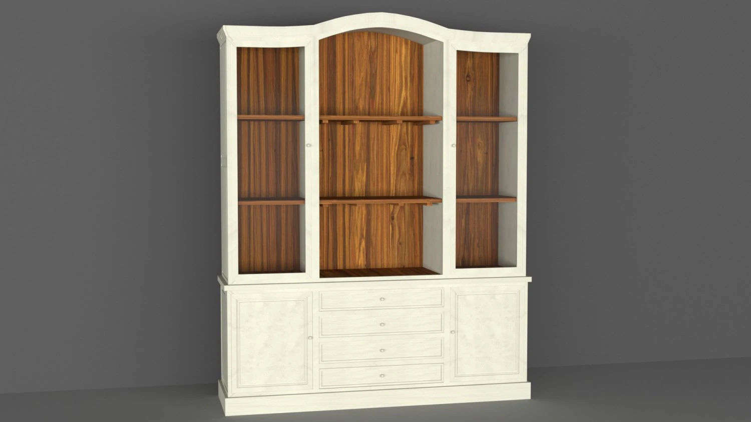 찬장 쇼케이스 3D 모델 .c4d .max .obj .3ds .fbx .stl .blend 