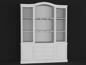 찬장 쇼케이스 3D 모델