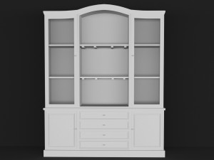 cupboard showcase 3D Model