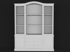 찬장 쇼케이스 3D 모델