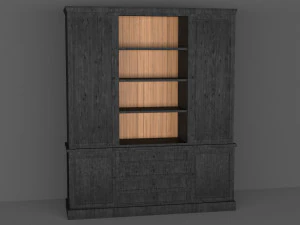 шафа-вітрина 3D Модель