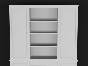 cupboard showcase 3D Model