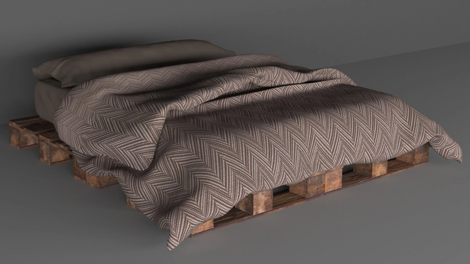 bed 3D Model .c4d .max .obj .3ds .fbx .stl .blend 