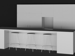 kitchen 3D 모델