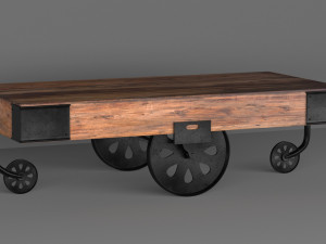 low table 3D Model