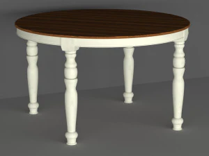 класичний обідній стіл 3D Модель