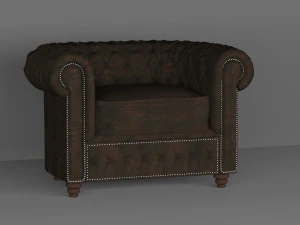 chester armchair 3D Model