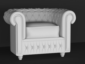 chester armchair 3D-Modell