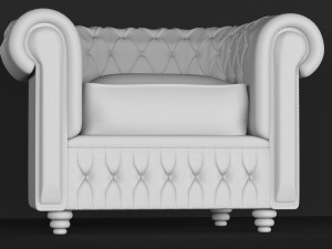 chester armchair 3D-Modell