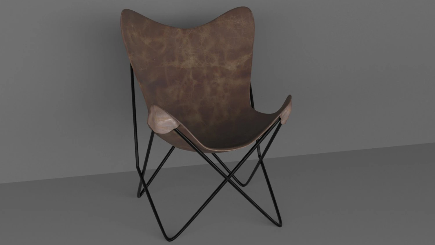 butterfly armchair 3D Model .c4d .max .obj .3ds .fbx .stl .blend 