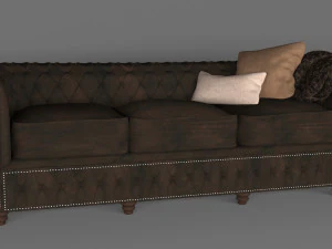 チェスターソファ 3Dモデル