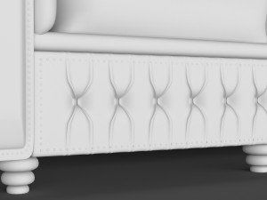 chester sofa 3D Model