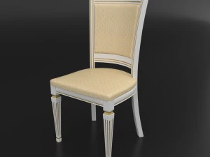 dining set of classic italian design consisting of a table and chairs 3D Model