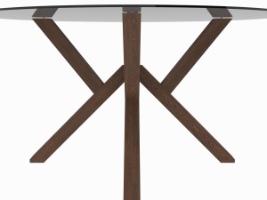 dining set of classic italian design consisting of a table and chairs Modello 3D
