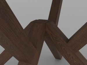 dining set of classic italian design consisting of a table and chairs Modello 3D