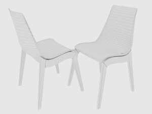 dining set of classic italian design consisting of a table and chairs Modello 3D