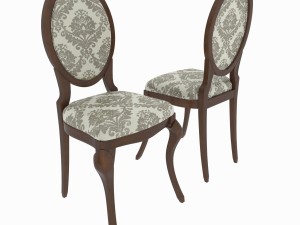 dining set of classic italian design consisting of a table and chairs Modelo 3D