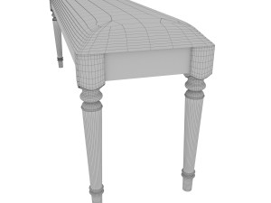 dining set of classic design consisting of a table and chairs 3D Model
