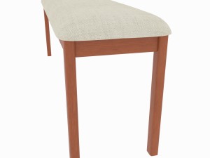 dining set consisting of a table and chairs Modelo 3D