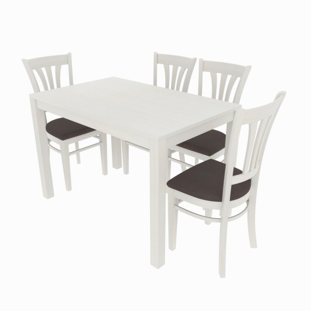 dining set consisting of a table and chairs Modello 3D .c4d .max .obj .3ds .fbx .stl .blend 