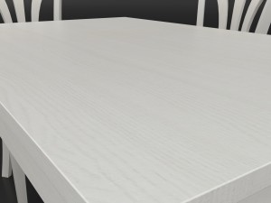 dining set consisting of a table and chairs Modello 3D