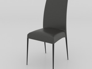dining set consisting of a table and chairs 3D Model
