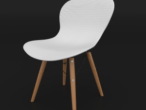 dining set consisting of a table and chairs Modèle 3D
