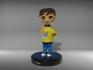 sculpt bts j-hope 3D Model