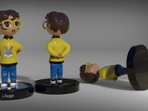 sculpt bts j-hope Modello 3D