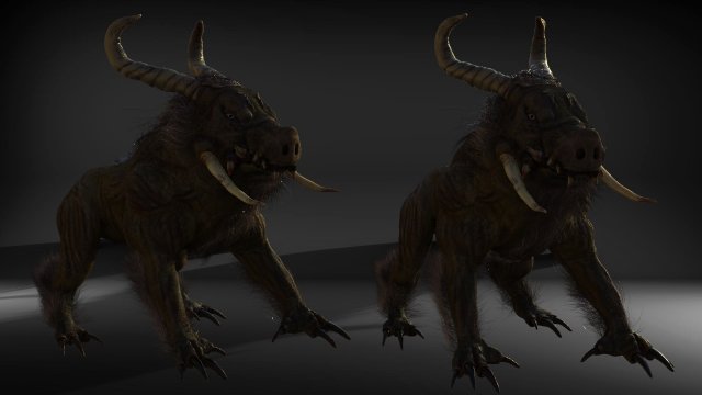 pig lican 3D Model .c4d .max .obj .3ds .fbx .stl .blend 
