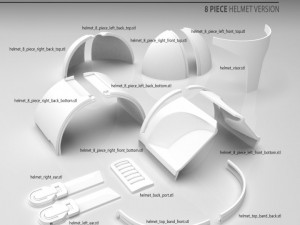 mandalorian helmet Model Cetak 3D