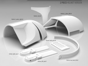 mandalorian helmet Model Cetak 3D