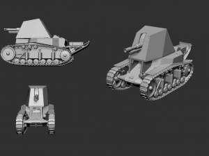 carro armato su-18 Modello di stampa 3D