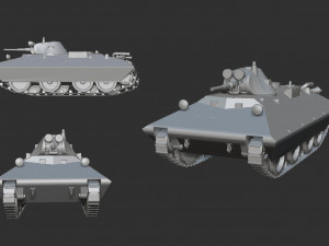 tank bt-sv 3D-printmodel