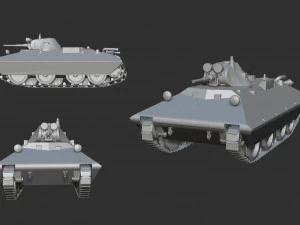 carro armato bt-sv Modello di stampa 3D
