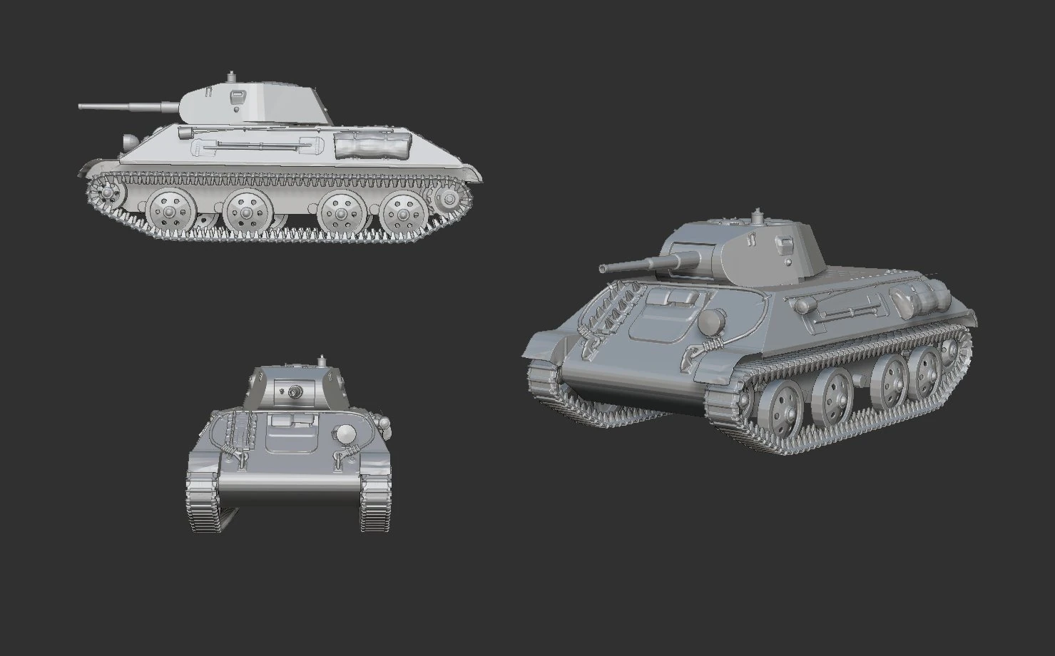tank ltp 3D Print Model .c4d .max .obj .3ds .fbx .stl .blend 