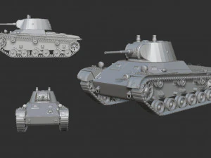 ussr tank pack print 20 tanks 1 3D Print Model